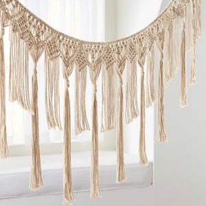 Macrame Hanging Tassel Garland